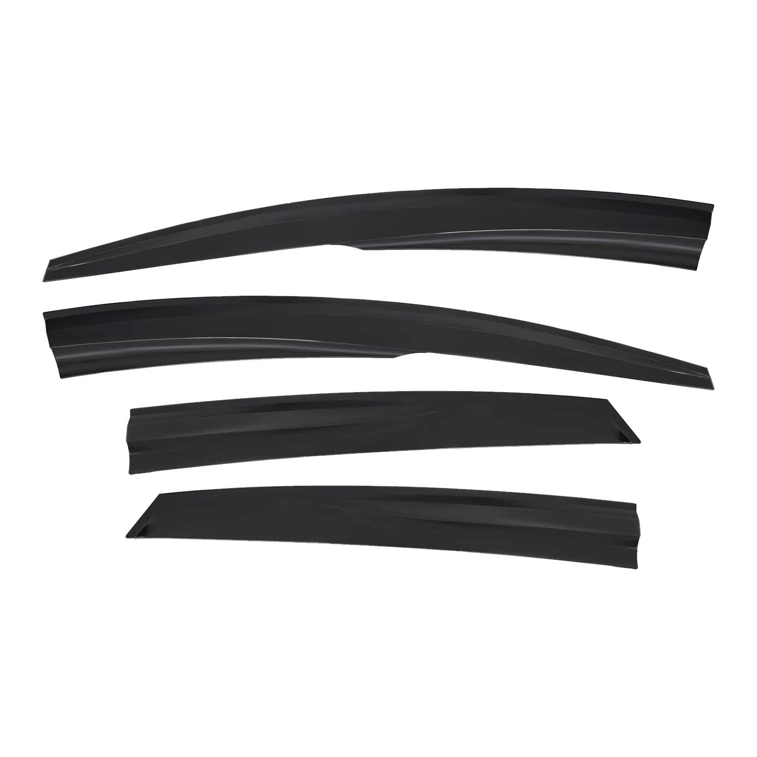2012-2018 Ford Focus Window Visor Vent Rain Deflector 4Pcs Smoke