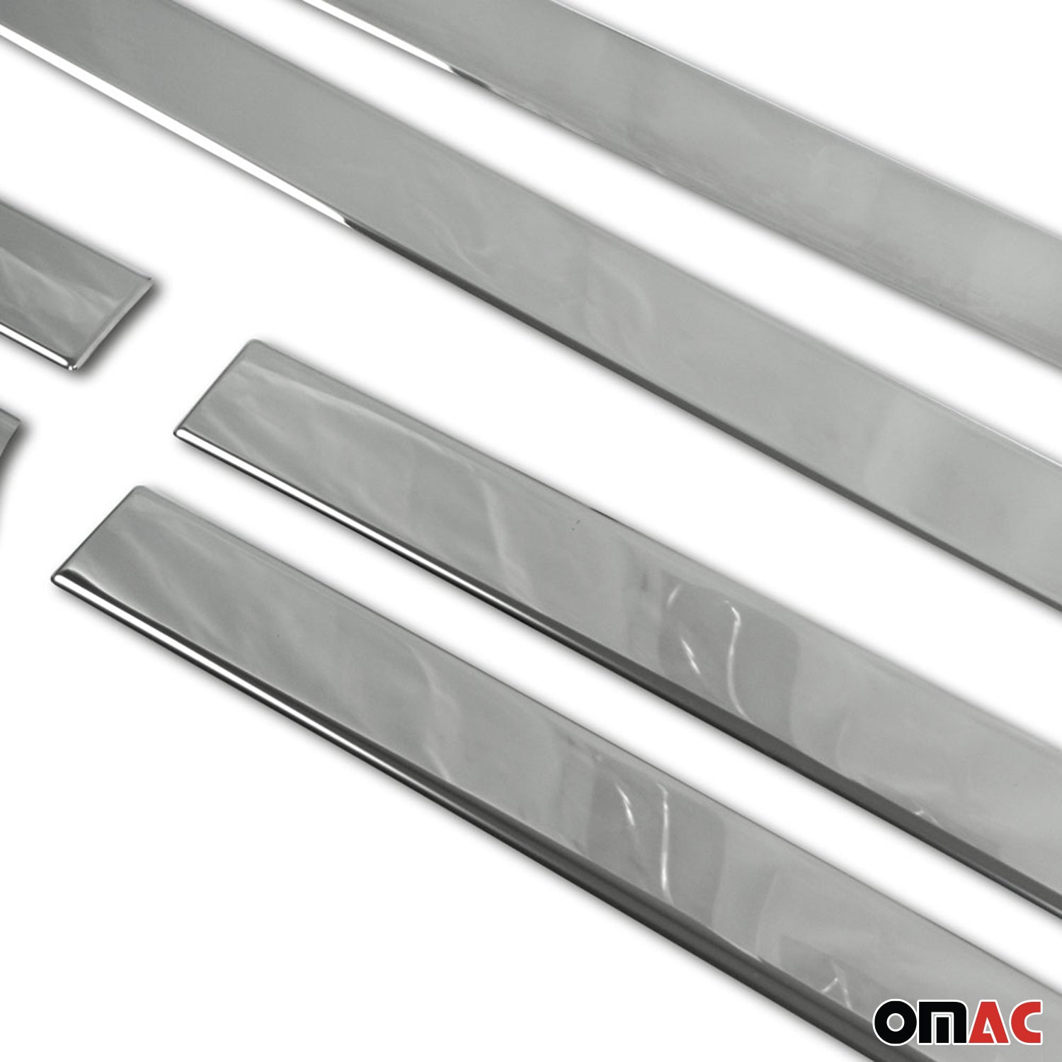 2006-2009 Land Rover Range Rover Sport Side Door Molding Trim Stainless Steel Silver
