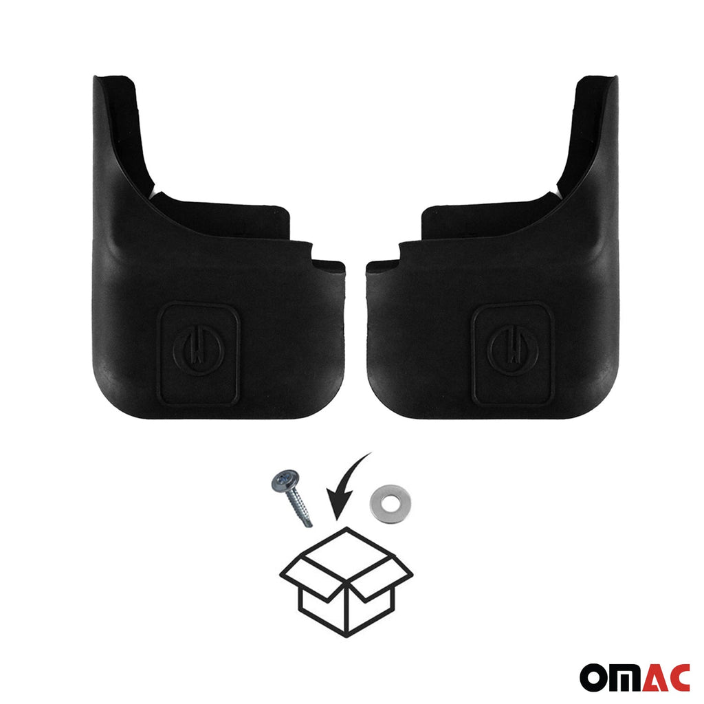 2018-2024 VW Tiguan Mud Guards Splash Mud Flaps Black 4 Pcs