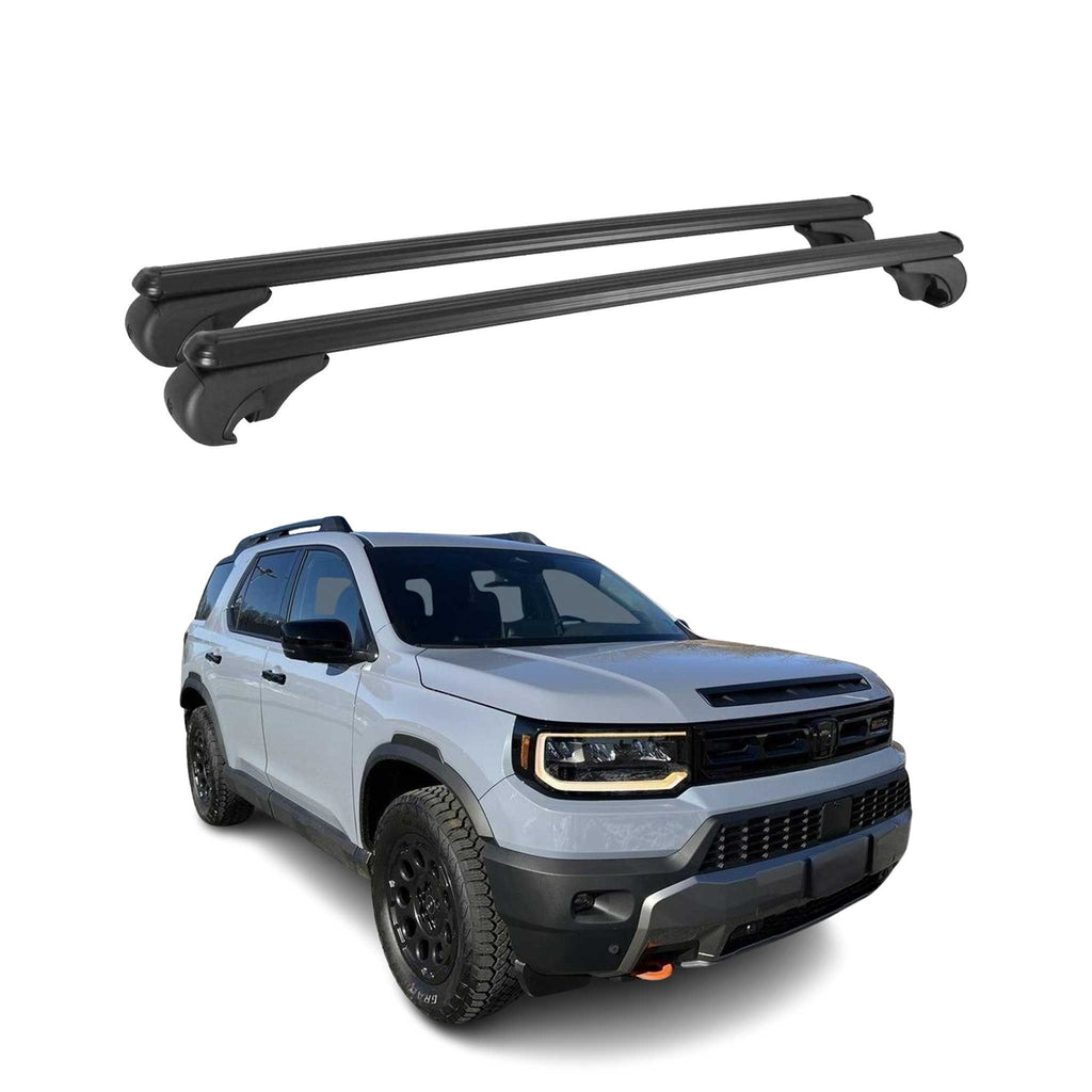 2019-2025 Honda Passport 3.gen Roof Rack Cross Bars Black