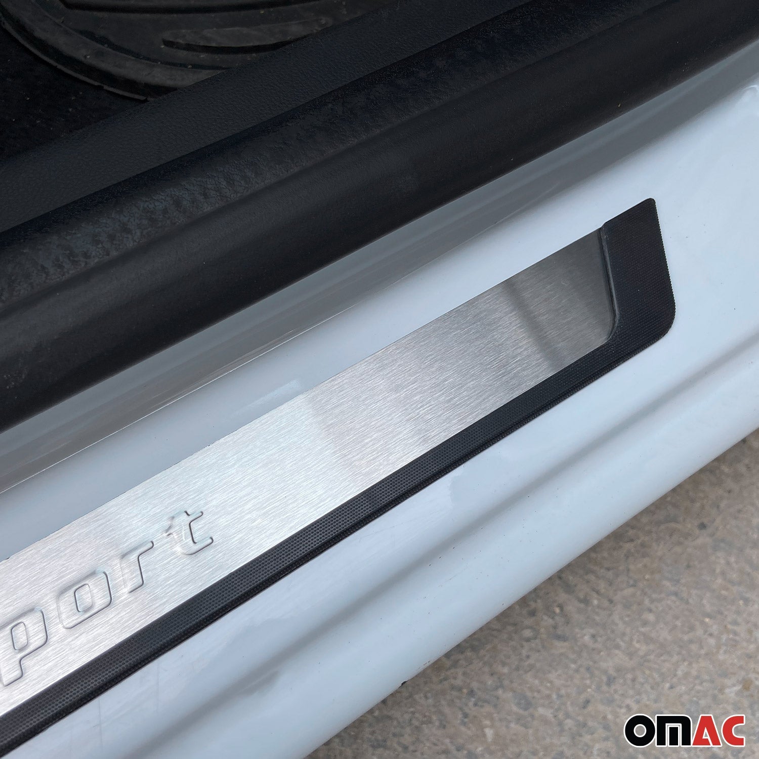 Land Rover Range Rover Evoque Door Sill Scuff Plate Scratch Protector Sport Stainless Steel Silver 2 Pcs