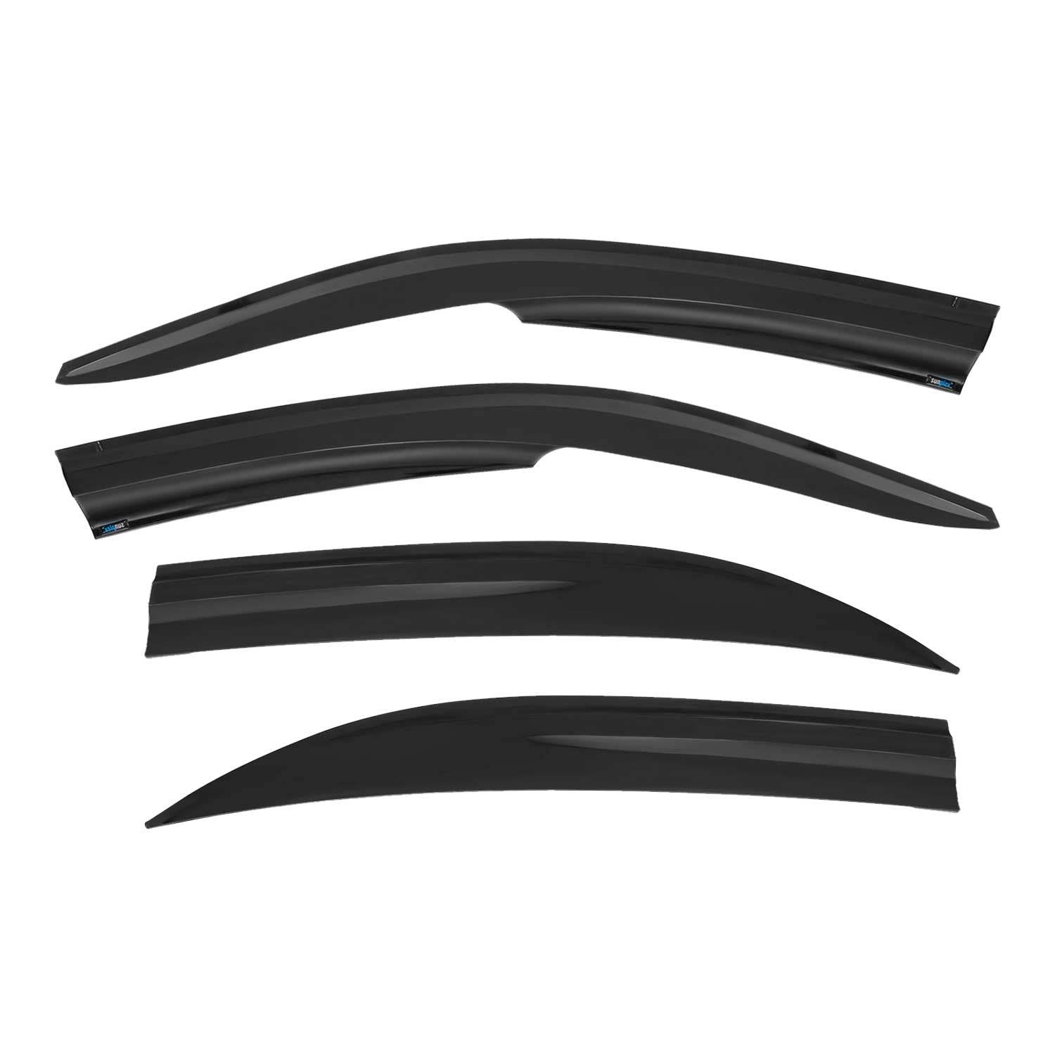 2001-2005 Honda Civic Sedan Window Visor Vent Rain Deflector 4Pcs Smoke