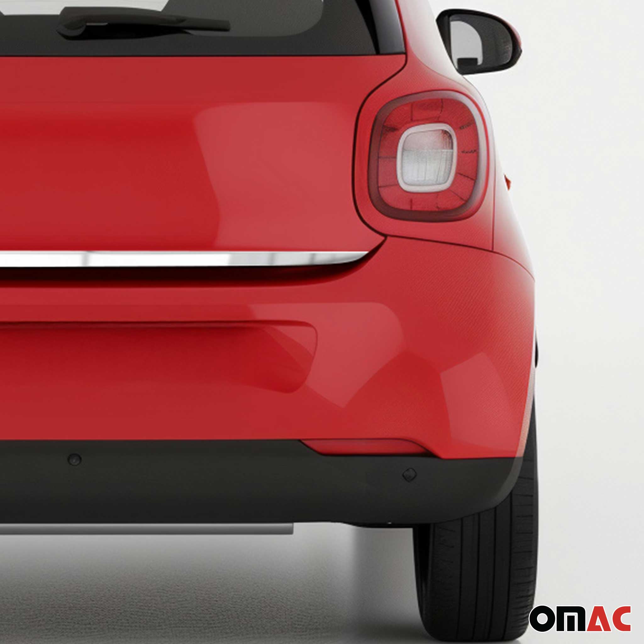 2016-2017 Smart ForTwo Rear Trunk Molding Trim Stainless Steel Silver