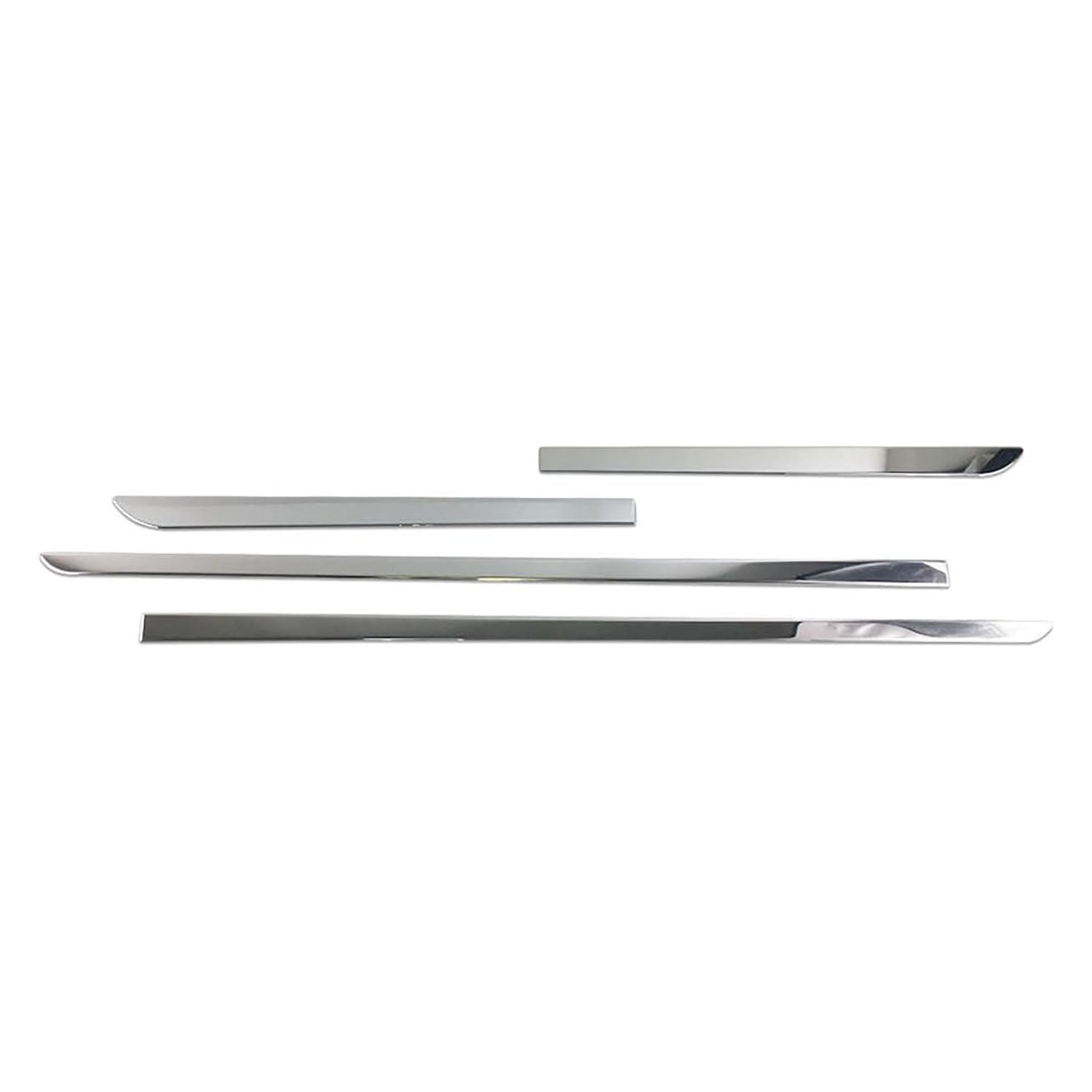 2015-2016 Kia Sportage Side Door Molding Trim Skirt Garnish Stainless Steel Silver 4Pcs