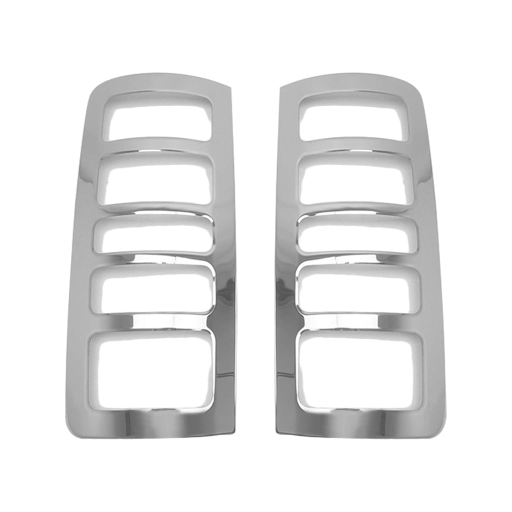 2010-2013 Ford Transit Connect Trunk Tail Light Trim Frame Stainless Steel Silver 2Pcs