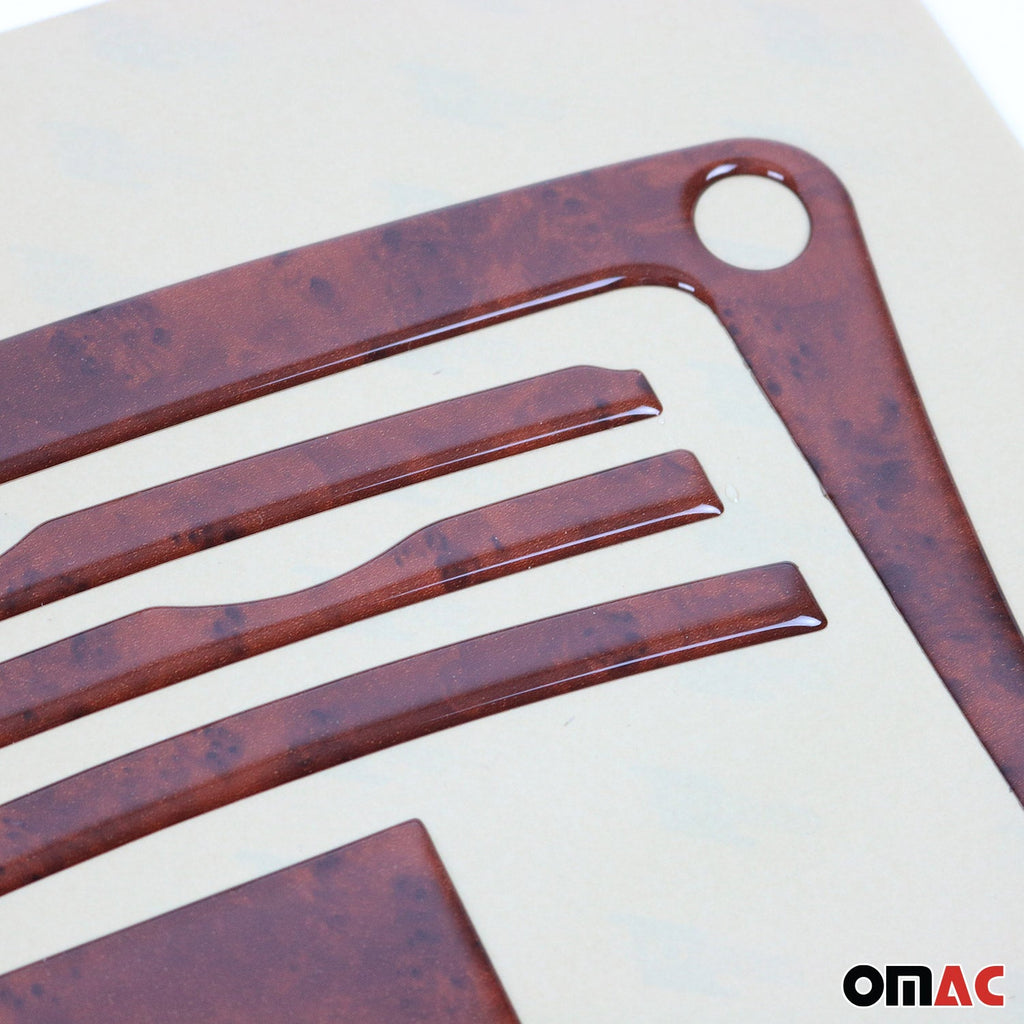 2016-2024 Mercedes Metris Wooden Look Dashboard Console Trim Kit 21Pcs
