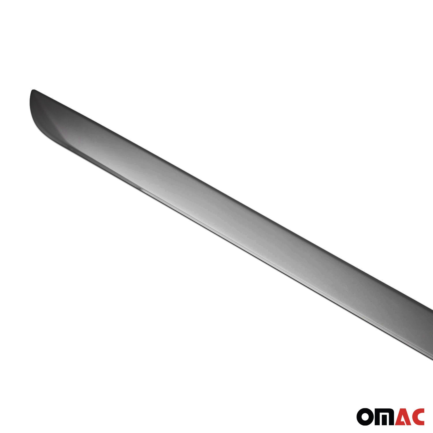 2007-2015 Smart ForTwo Rear Trunk Molding Trim Stainless Steel Dark 1Pc