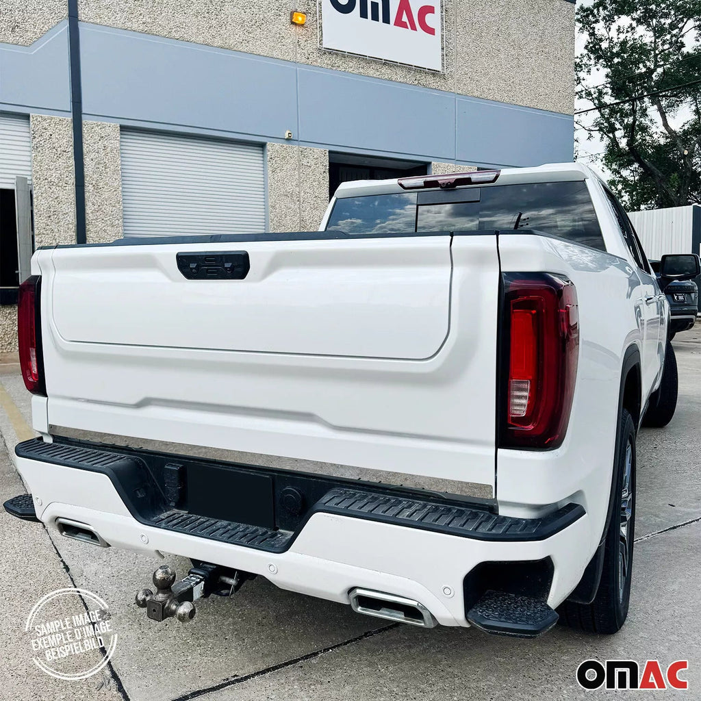 2014-2019 GMC Sierra 1500/2500/3500 HD Rear Trunk Molding Trim Stainless Steel Silver 1Pc