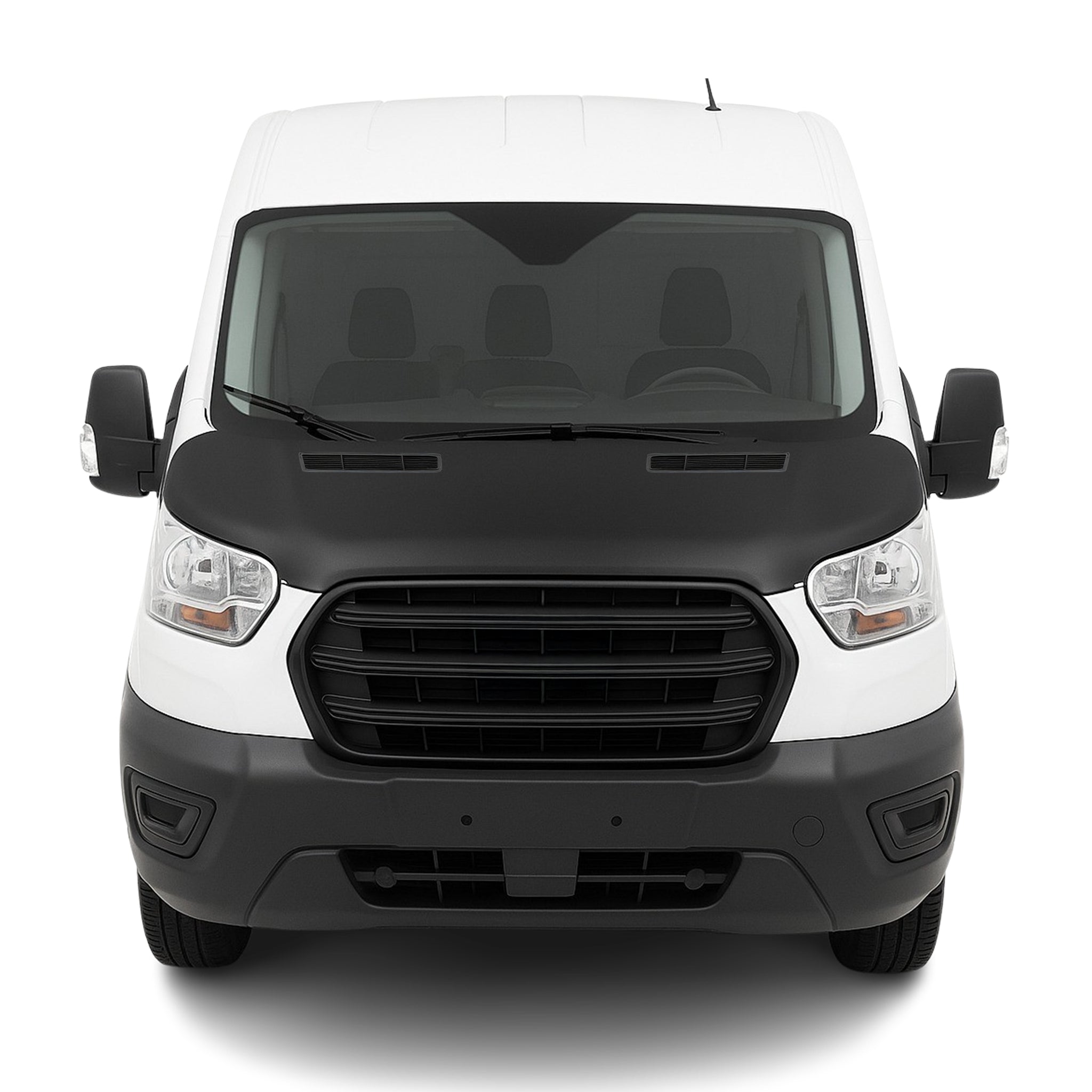 2015-2026 Ford Transit Car Bonnet Mask Hood Bra Black Full Coverage 1 Pc