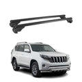 2008-2011 Toyota Land Cruiser Roof Rack Cross Bars Black