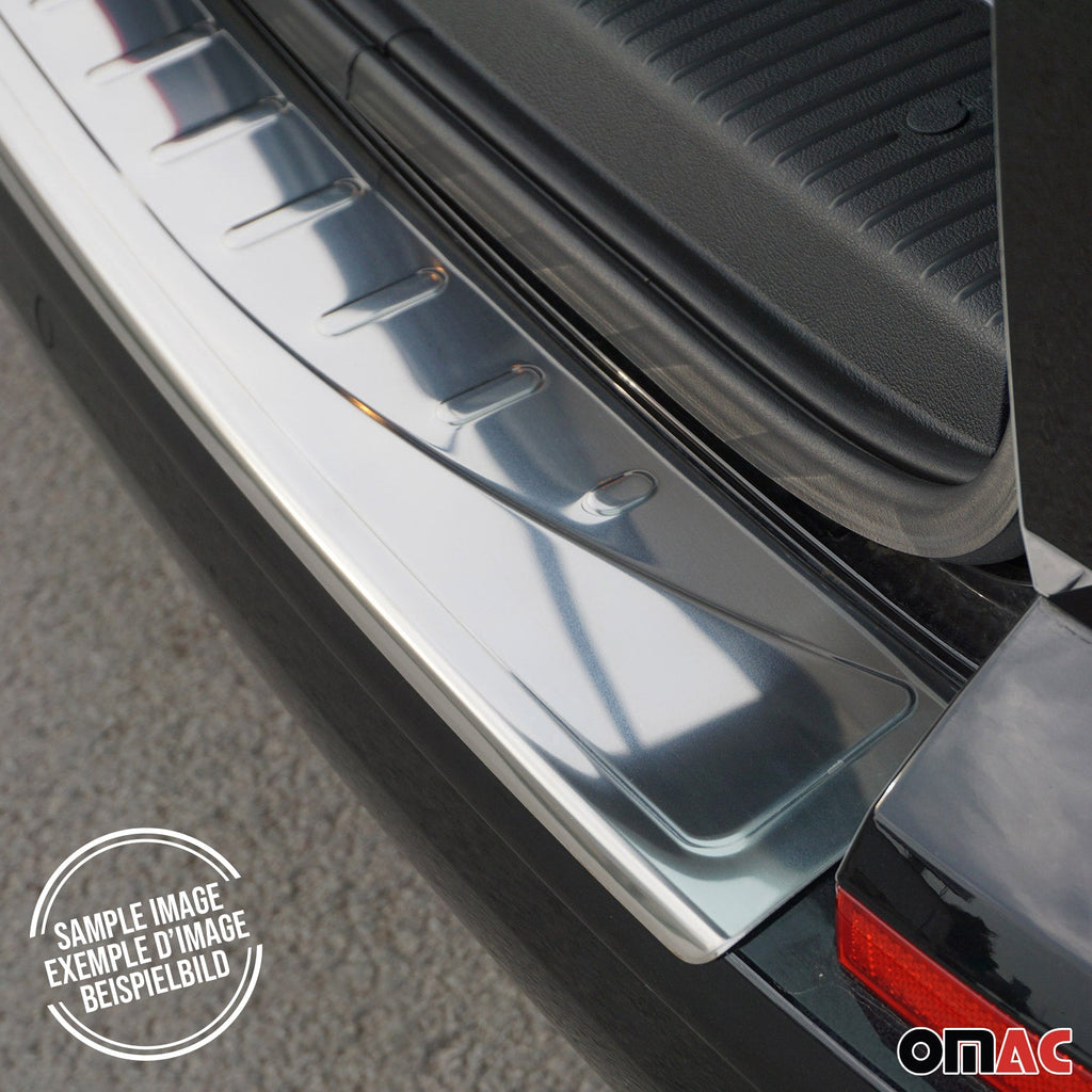 2012-2016 Fiat 500 Rear Bumper Guard Stainless Steel Glossy