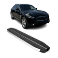 2003-2008 Infiniti FX35 Running Boards Side Steps Silver & Black