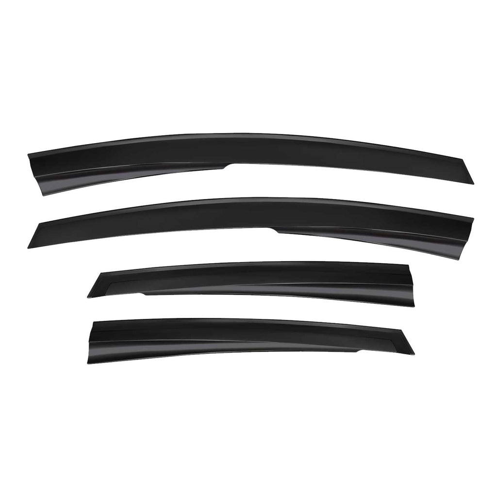 2011-2019 Ford Fiesta Hatchback Window Visor Vent Rain Deflector 4Pcs Smoke