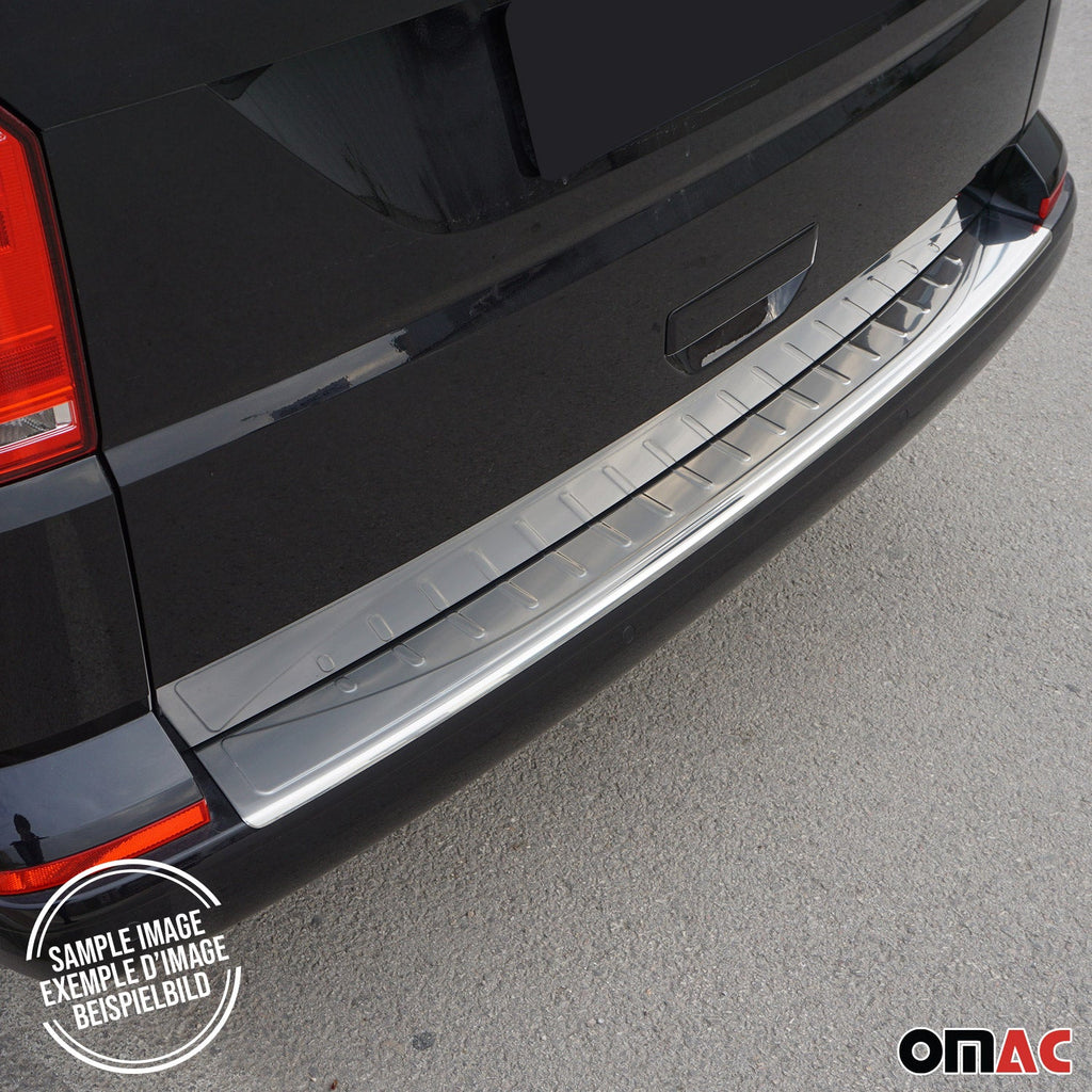 2017-2019 Kia Sportage Rear Bumper Guard & Trunk Sill Cover Silver Stainless Steel Chrome 2Pcs Set