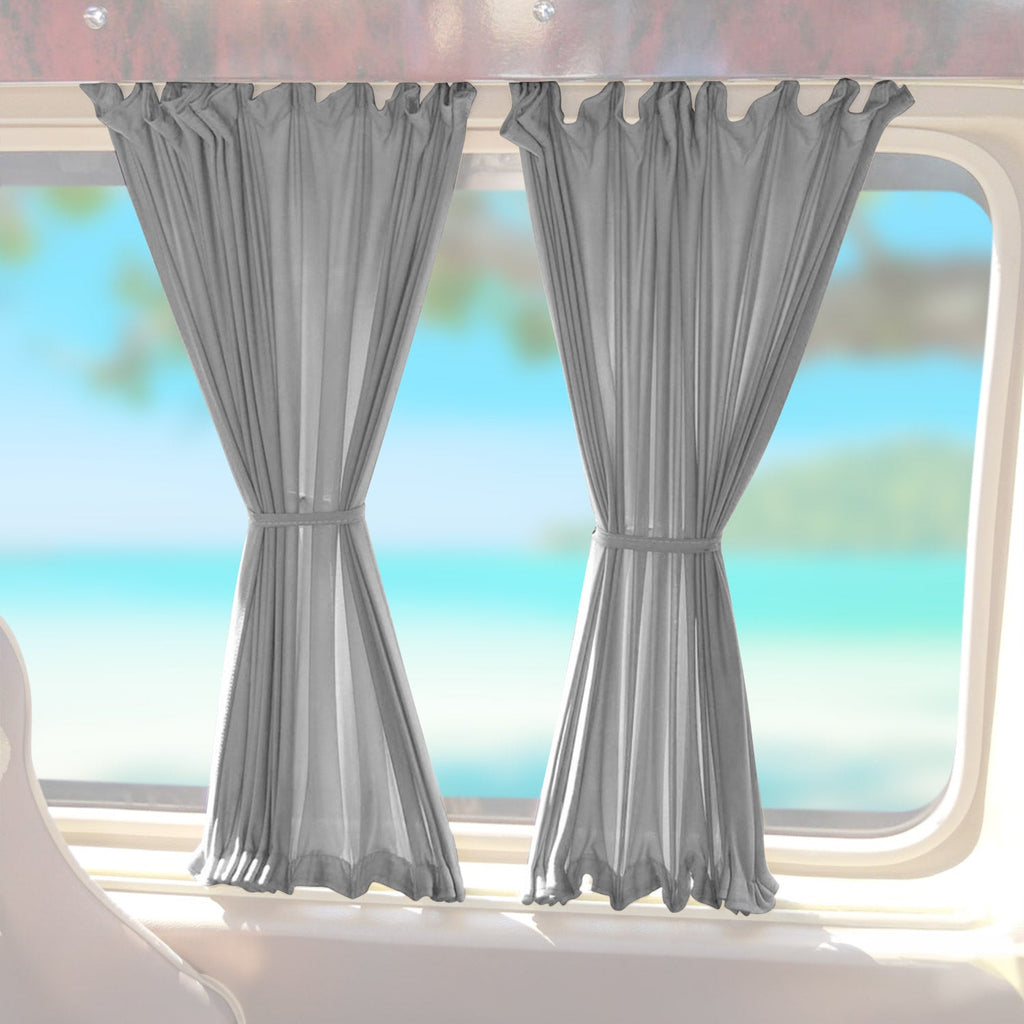 1980-1991 VW Vanagon Side Window Curtain Sunshade Rear Quarter 2x Tailgate 1x