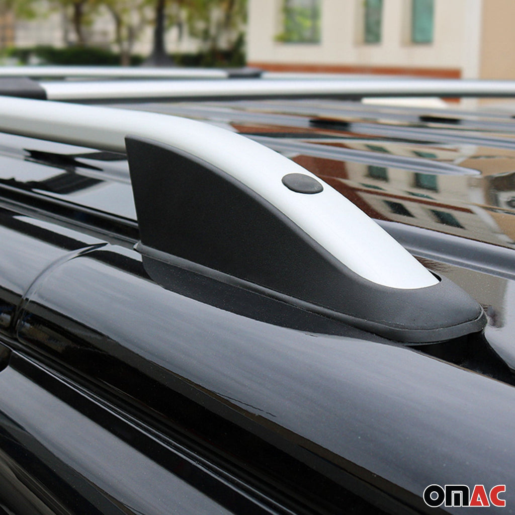 2013-2015 Subaru XV Crosstrek Roof Rack Rails Side Rails Silver