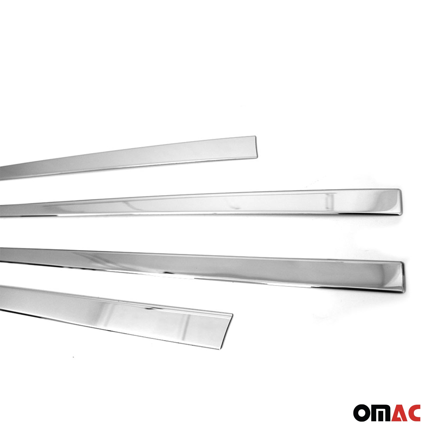 2015-2021 VW Golf GTI MK7 Window Molding Trim Streamer Stainless Steel Silver 4 Pcs
