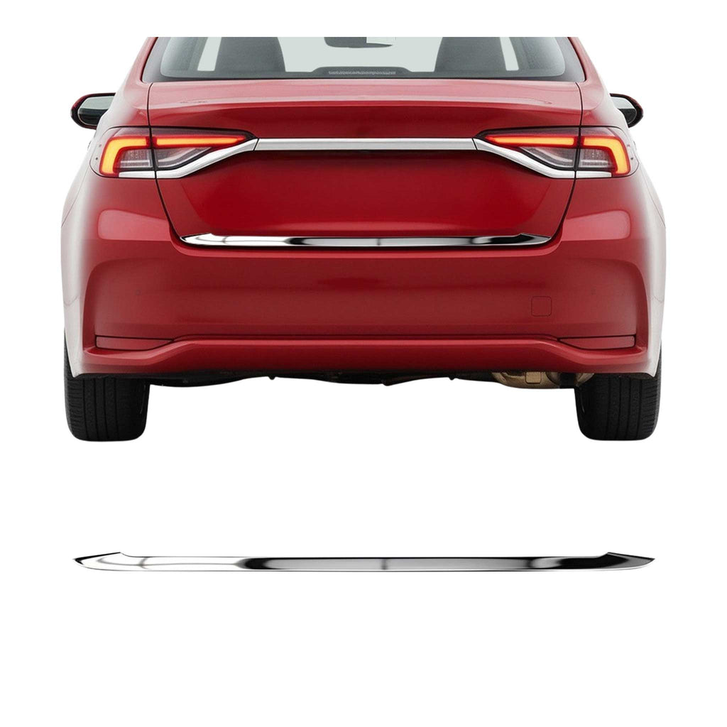 2019-2026 Toyota Corolla Sedan Rear Trunk Molding Trim Stainless Steel