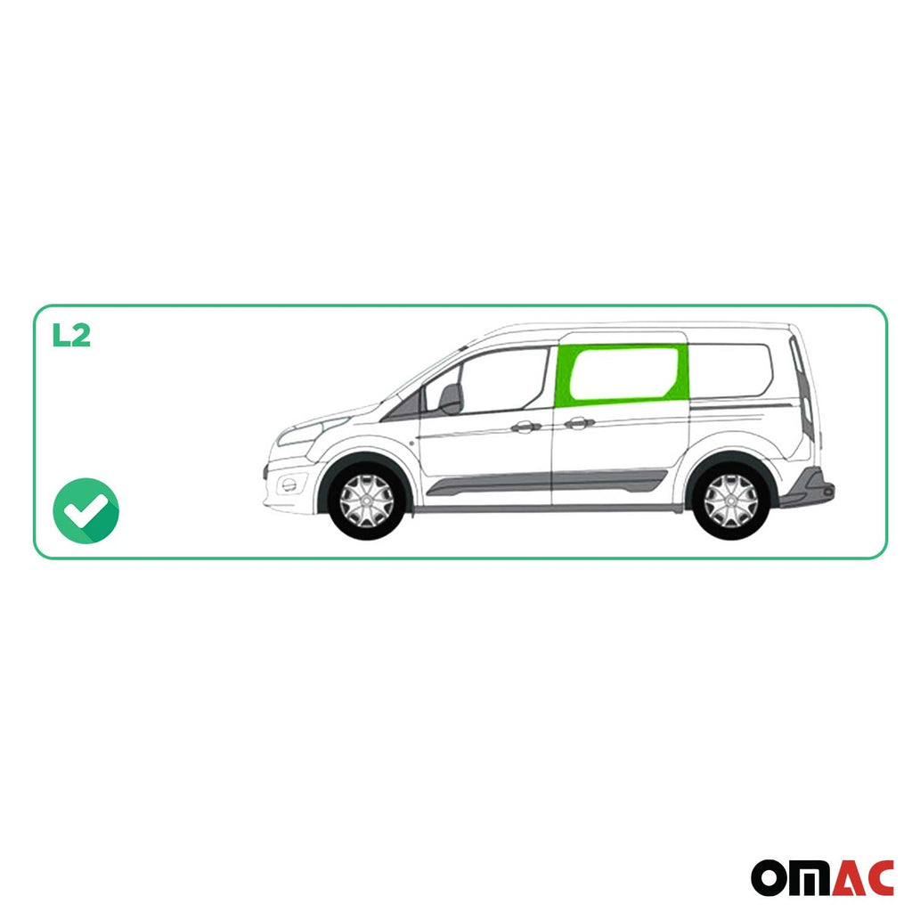 2014-2026 Ford Transit Connect Window Glass Front Left Side L2 Black