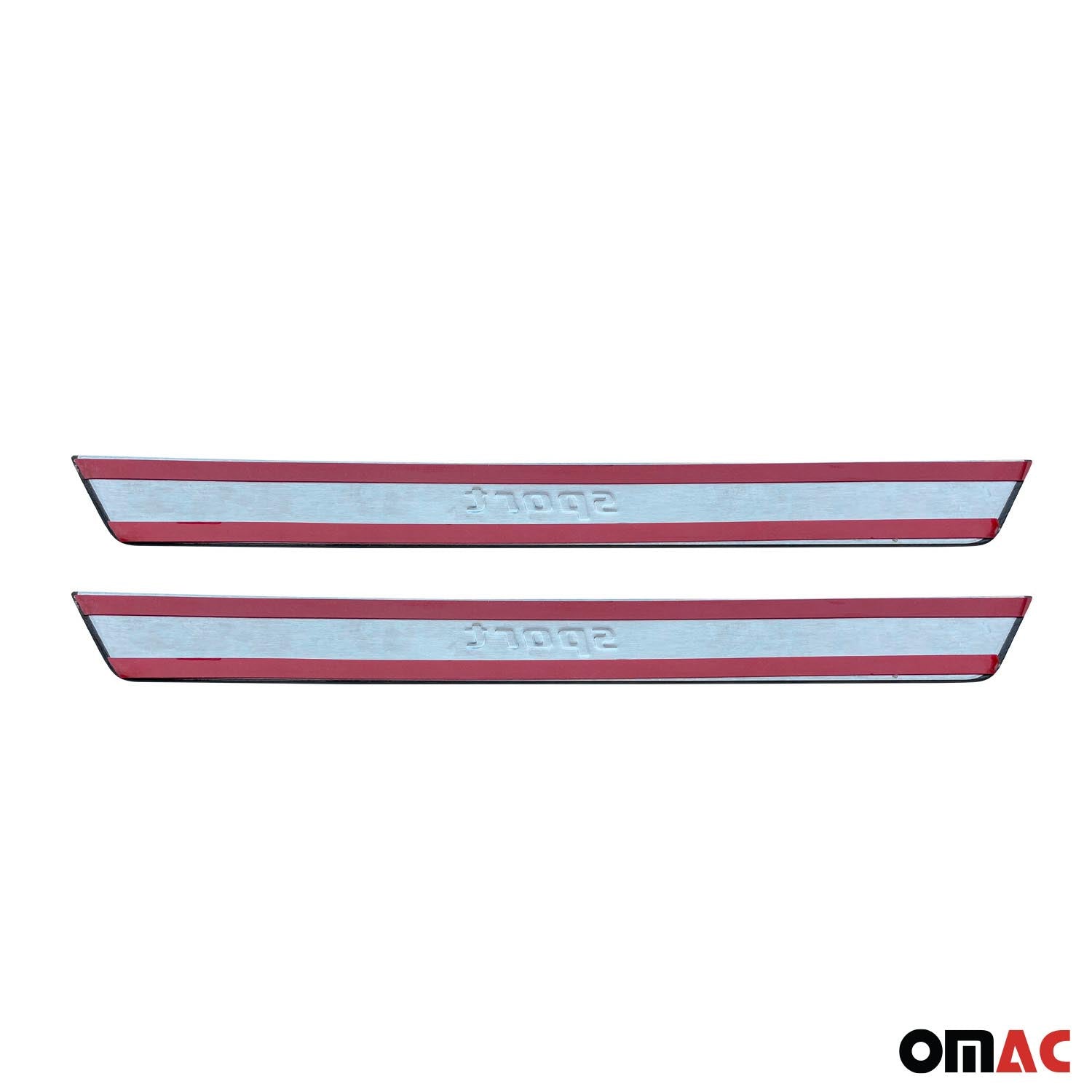 Toyota 4Runner Door Sill Scuff Plate Scratch Protector Sport Stainless Steel Silver 2 Pcs