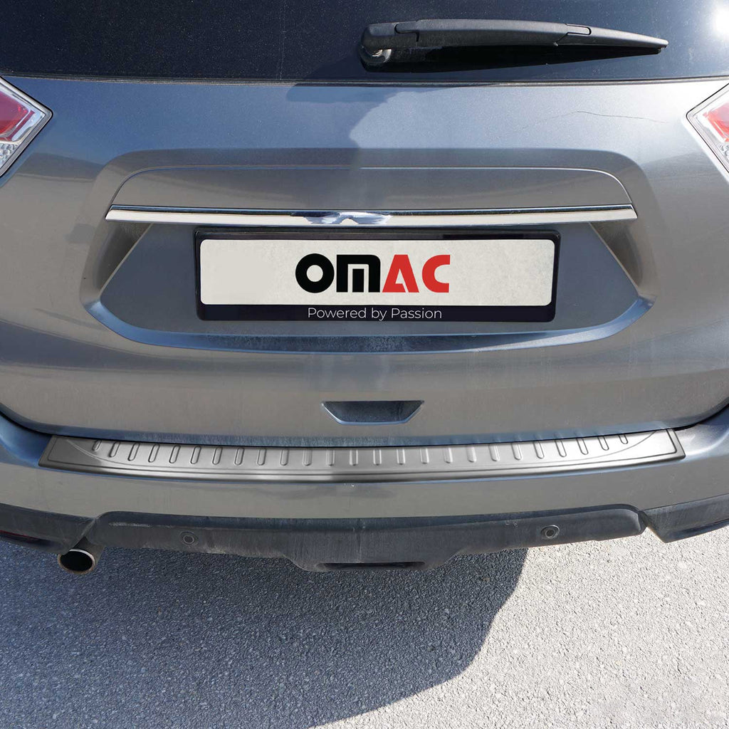 2014-2020 Nissan Rogue Rear Bumper Sill Cover Protector Guard Brushed Stainless Steel