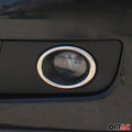2010-2012 VW Amarok Fog Light Lamp Bezel Cover Stainless Steel Silver 2 Pcs