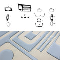 2006-2011 Honda Civic Aluminium Look Dashboard Console Trim Kit 15 Pcs