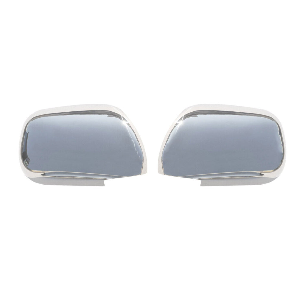 2003-2009 Lexus GX 470 Side Mirror Cover Caps Stainless Steel Silver 2 Pcs