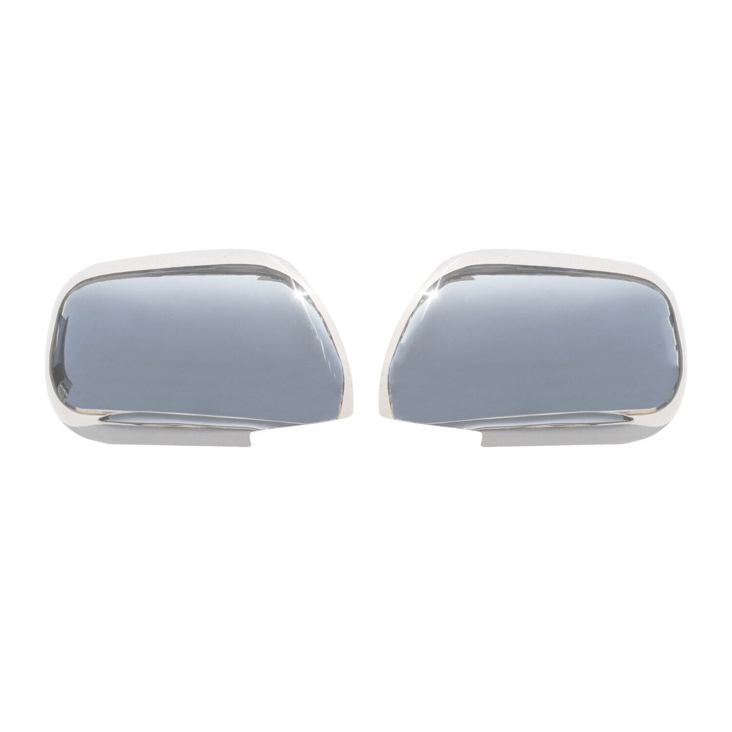 2003-2009 Lexus GX 470 Side Mirror Cover Caps Stainless Steel Silver 2 Pcs