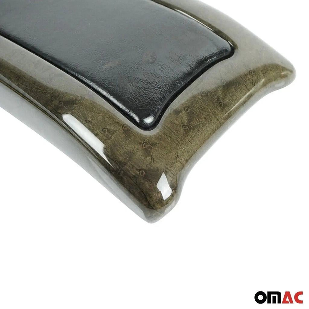 1997-2002 Mercedes CLK Class C208 Armrest Box Lid Cover Wood Black Green