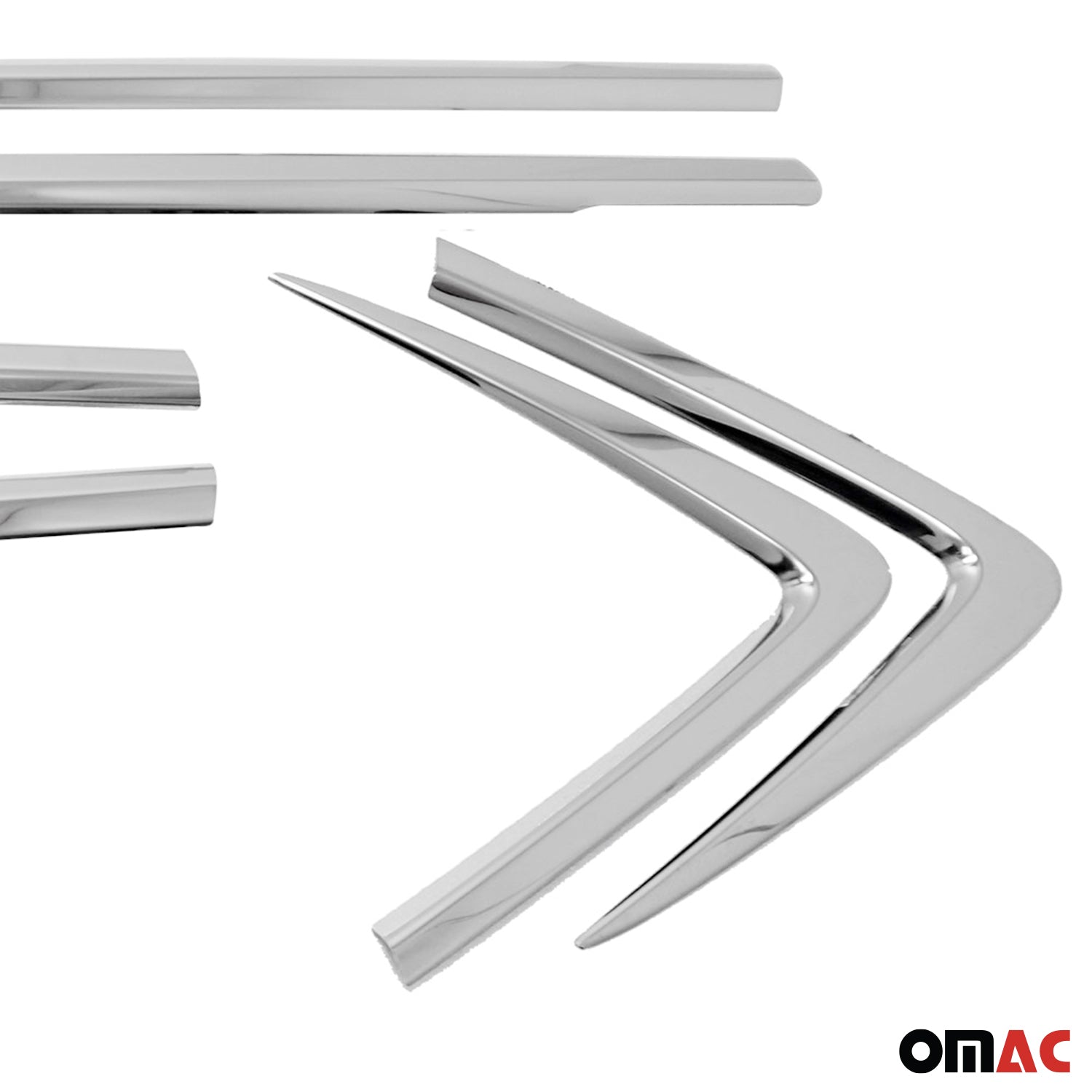 2013-2016 Buick Encore Window Molding Trim Streamer Stainless Steel Silver 8 Pcs