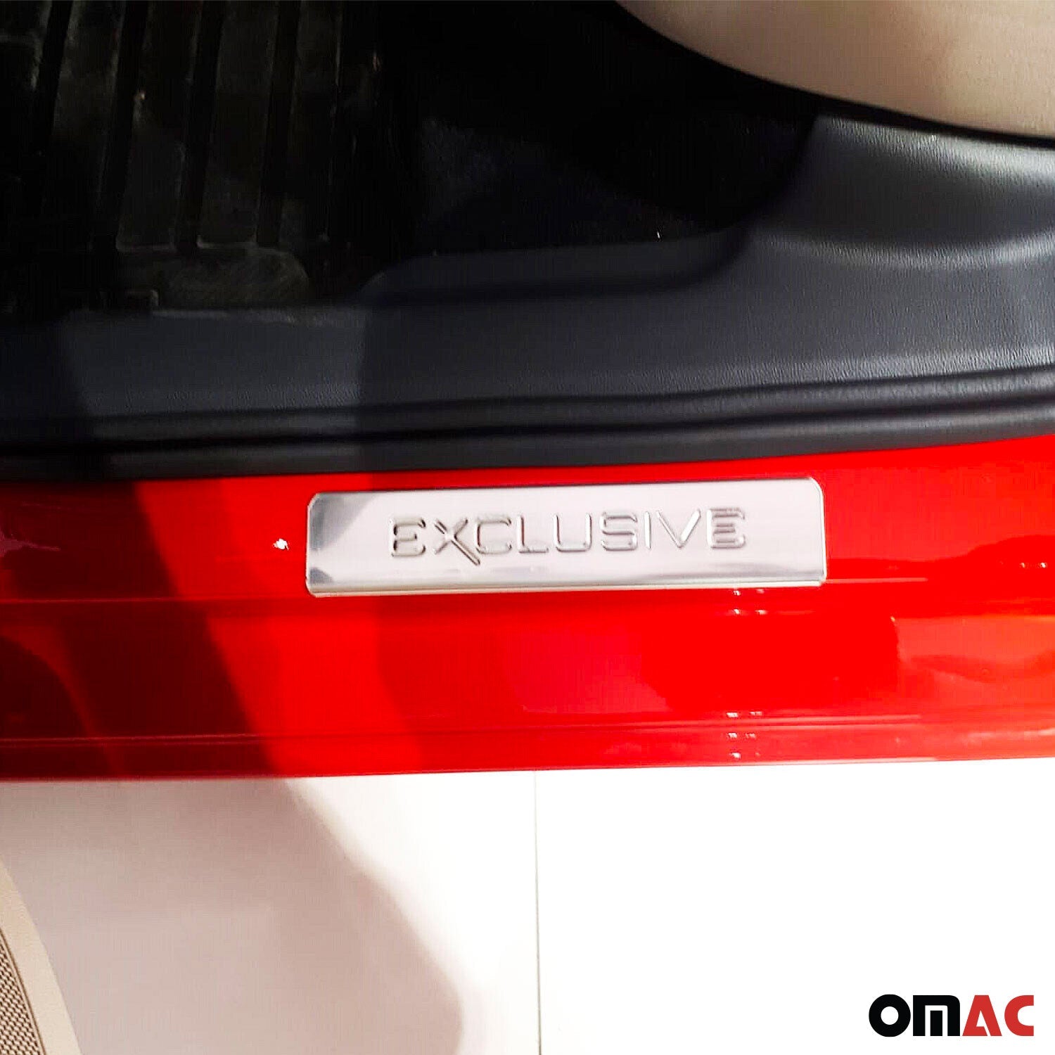 2000-2026 GMC Sierra 1500 Door Sill Scuff Plate Scratch Protector Exclusive Stainless Steel Silver 4Pcs
