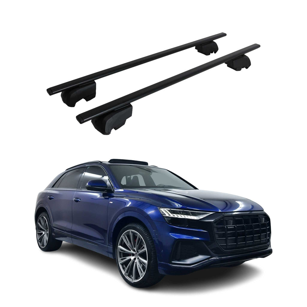 2019-2026 Audi Q8 Roof Rack Cross Bars Black