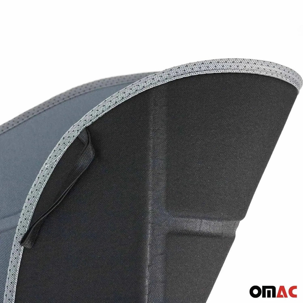 Mitsubishi Car Seat Protector Cushion Cover Mat Pad Gray Gray 2 Pcs