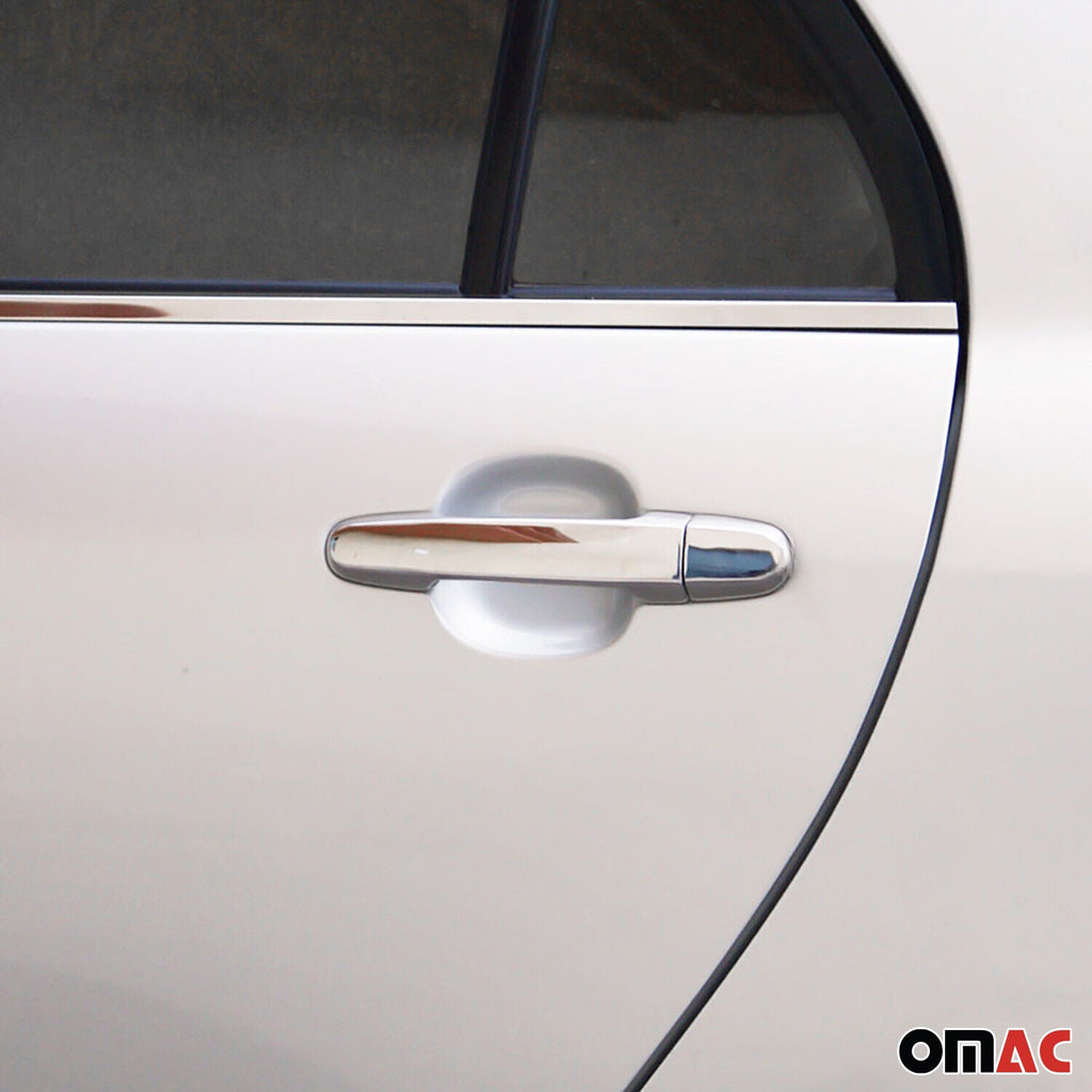 2003-2012 Toyota Tacoma Pre-FL / 4Runner Car Door Handle Cover Protector Stainless Steel 8 Pcs