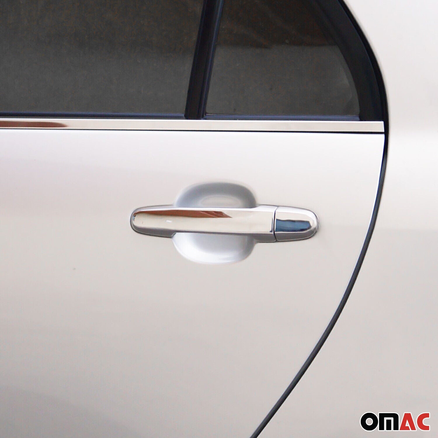 2003-2012 Toyota Tacoma Pre-FL / 4Runner Car Door Handle Cover Protector Stainless Steel 8 Pcs