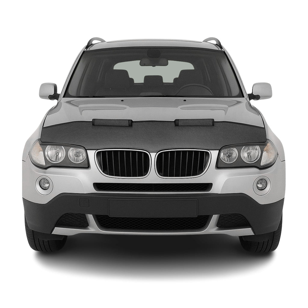 2004-2010 BMW X3 E83 Car Bonnet Mask Hood Bra Half Carbon