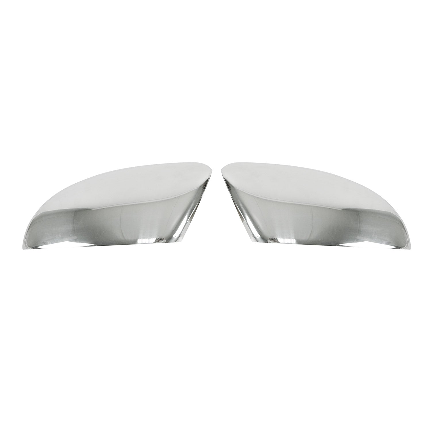 2012-2019 VW Beetle Side Mirror Cover Caps Stainless Steel Silver 2 Pcs