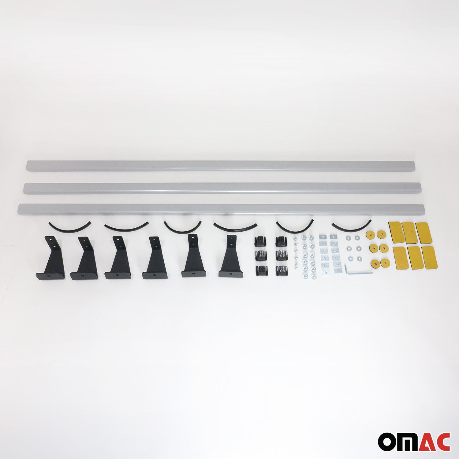2015-2022 Ram Promaster City Roof Rack Cross Bars 3Pcs Silver