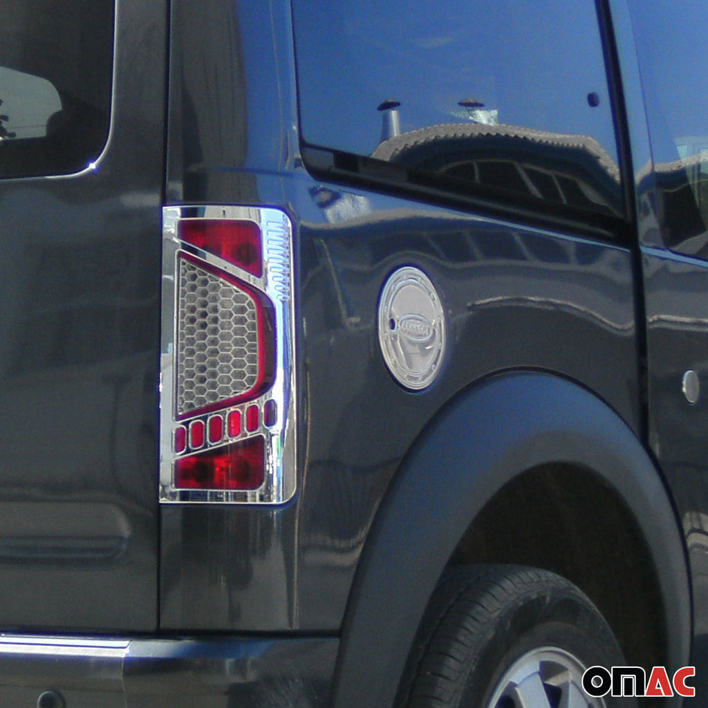 2010-2013 Ford Transit Connect Fuel Caps Cover Gas Cap Cover Stainless Steel Silver