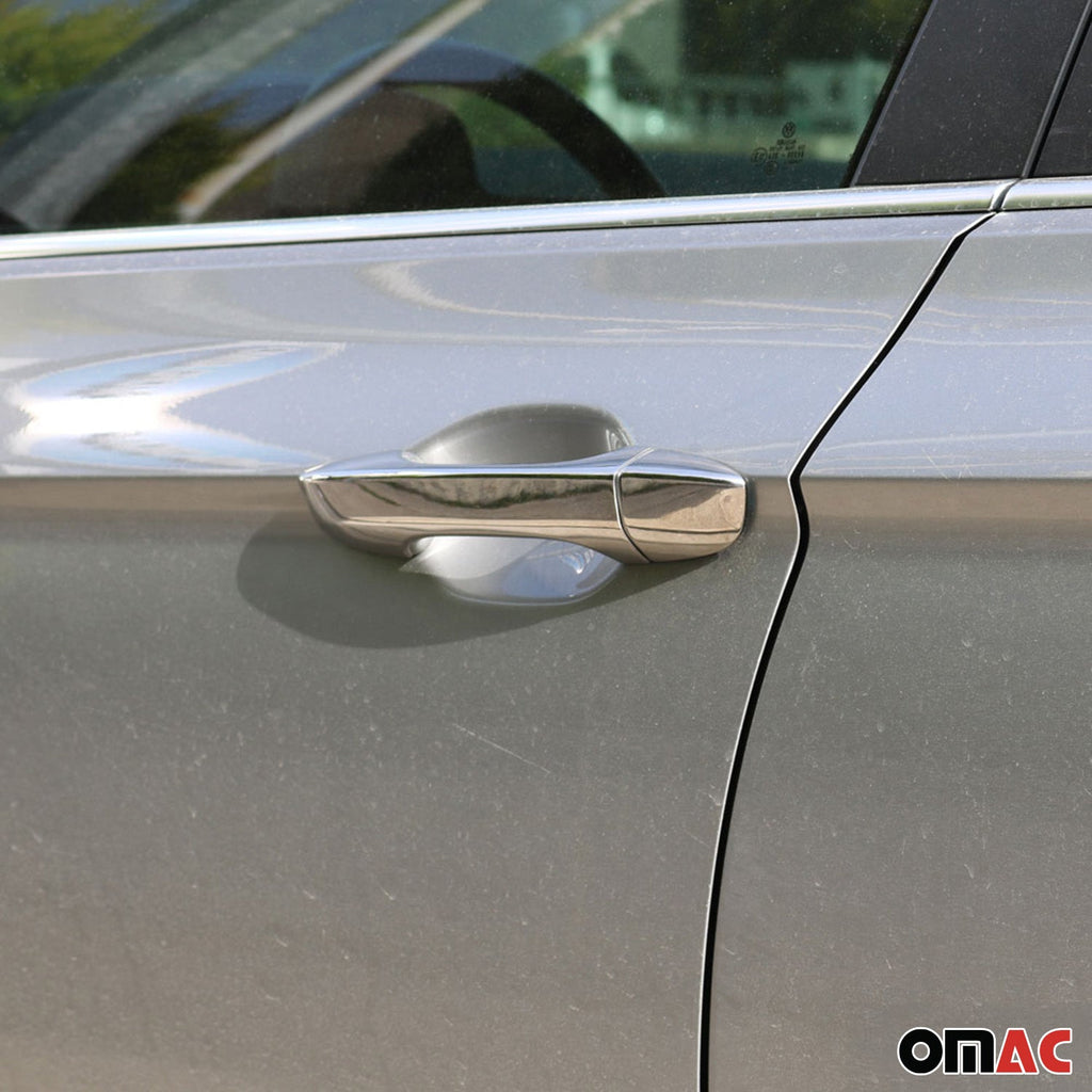 2018-2024 VW Tiguan Car Door Handle Cover Protector Stainless Steel Chrome 8 Pcs