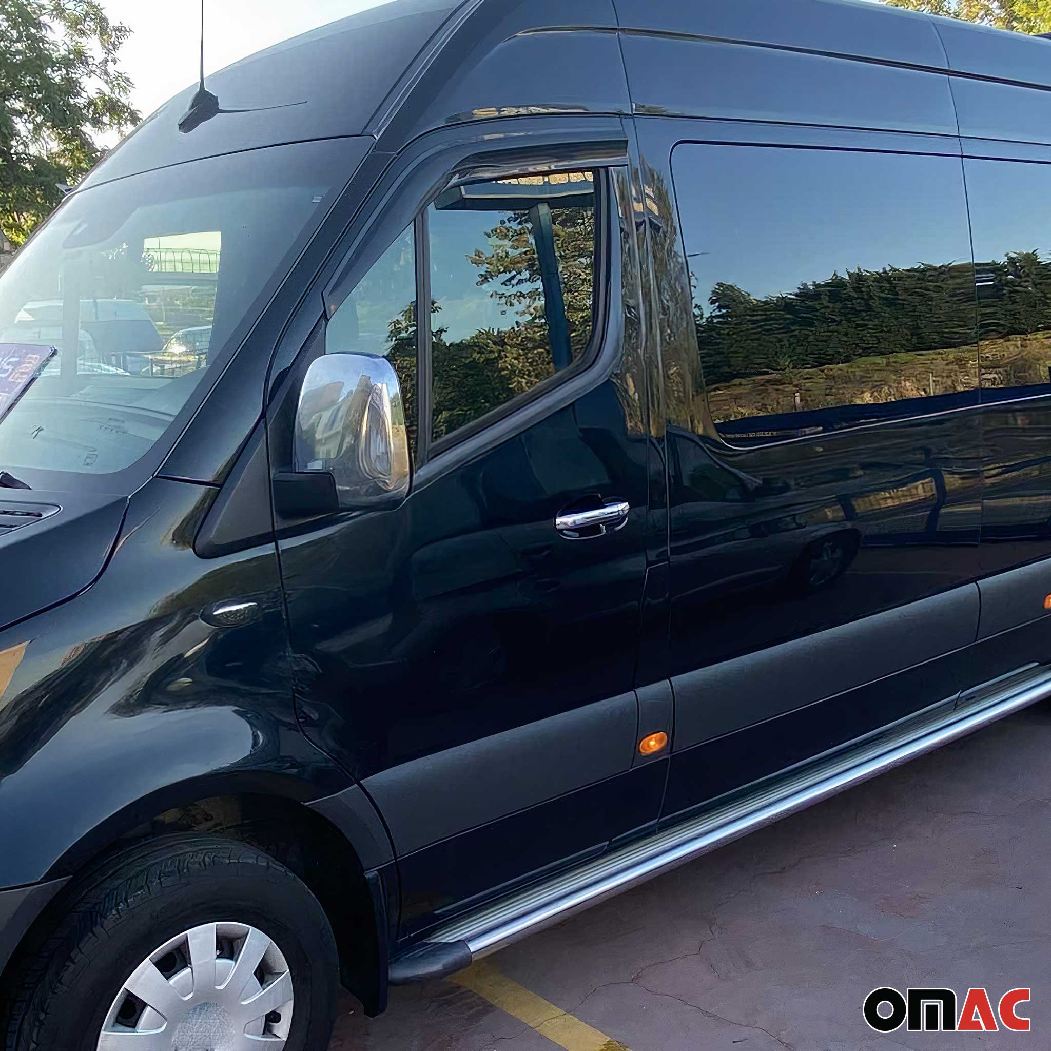 2019-2026 Mercedes Sprinter W907 910 Door Handle Cover Stainless Steel 1 Key Hole