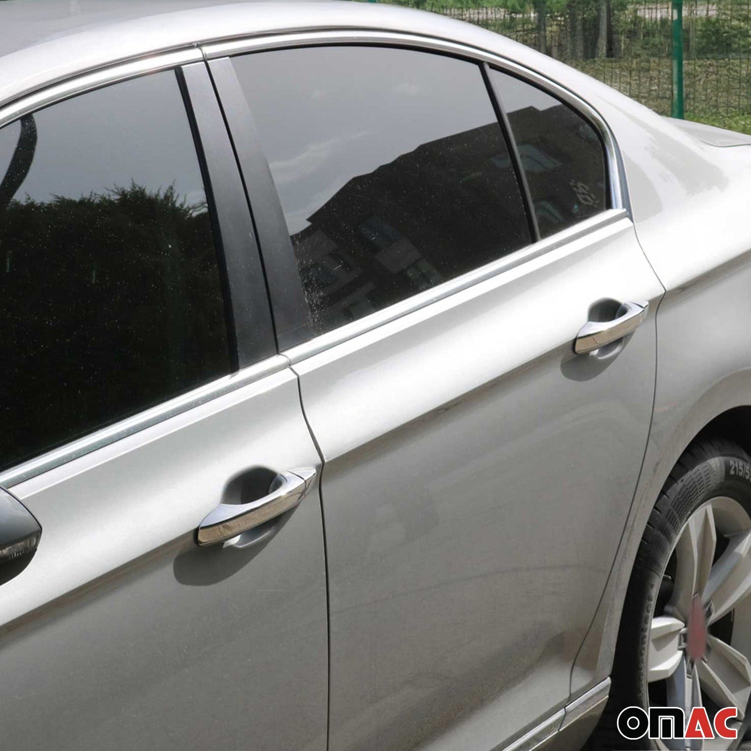 2018-2024 VW Tiguan Car Door Handle Cover Protector Stainless Steel Chrome 8 Pcs