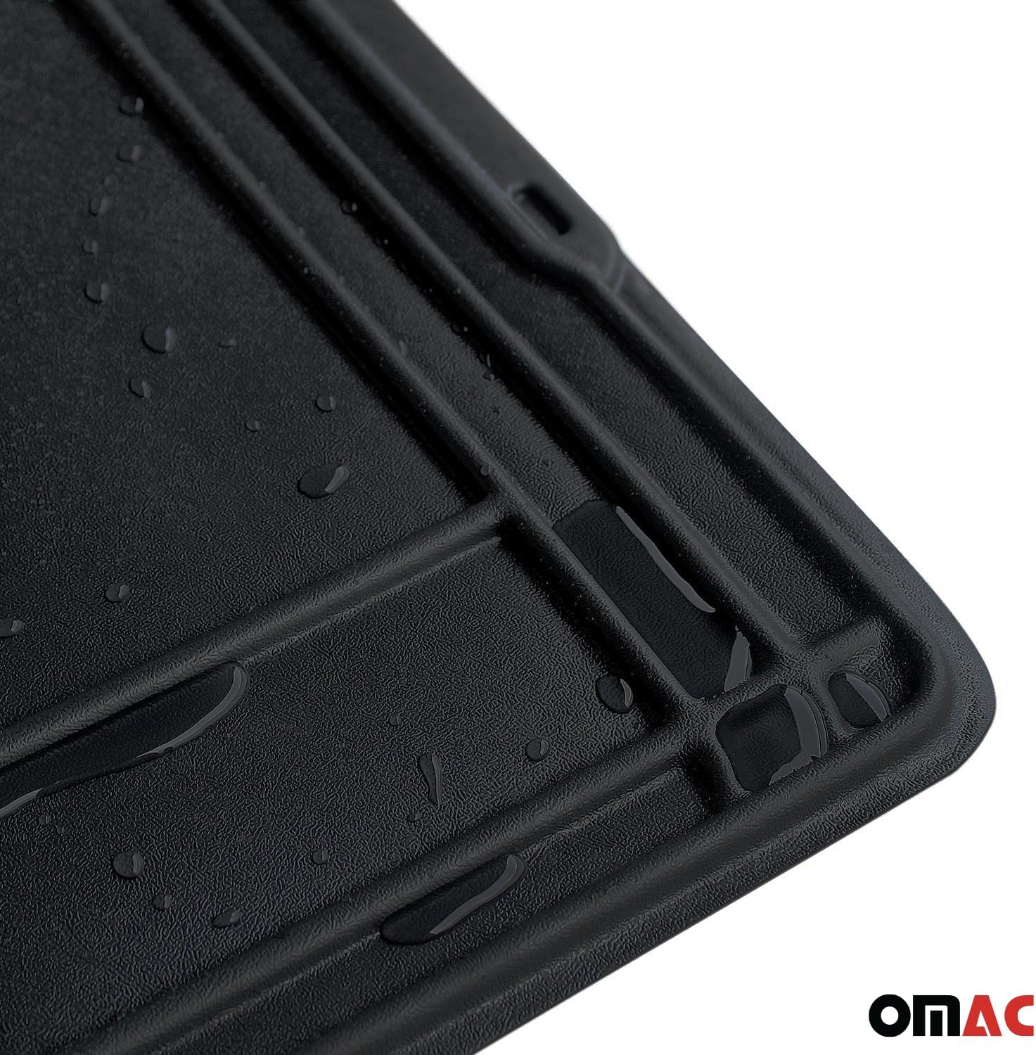 All Weather Shoe Boot Tray Water Resistant Under Trash Can Rubber Mat Durable
