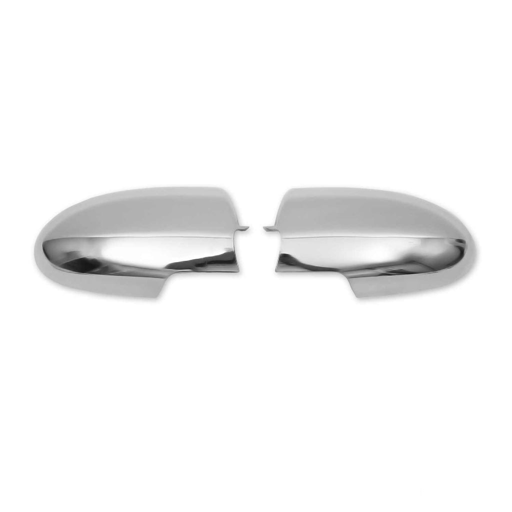 2006-2011 Hyundai Accent 3.gen Sedan Side Mirror Cover Caps Chrome Silver 2 Pcs