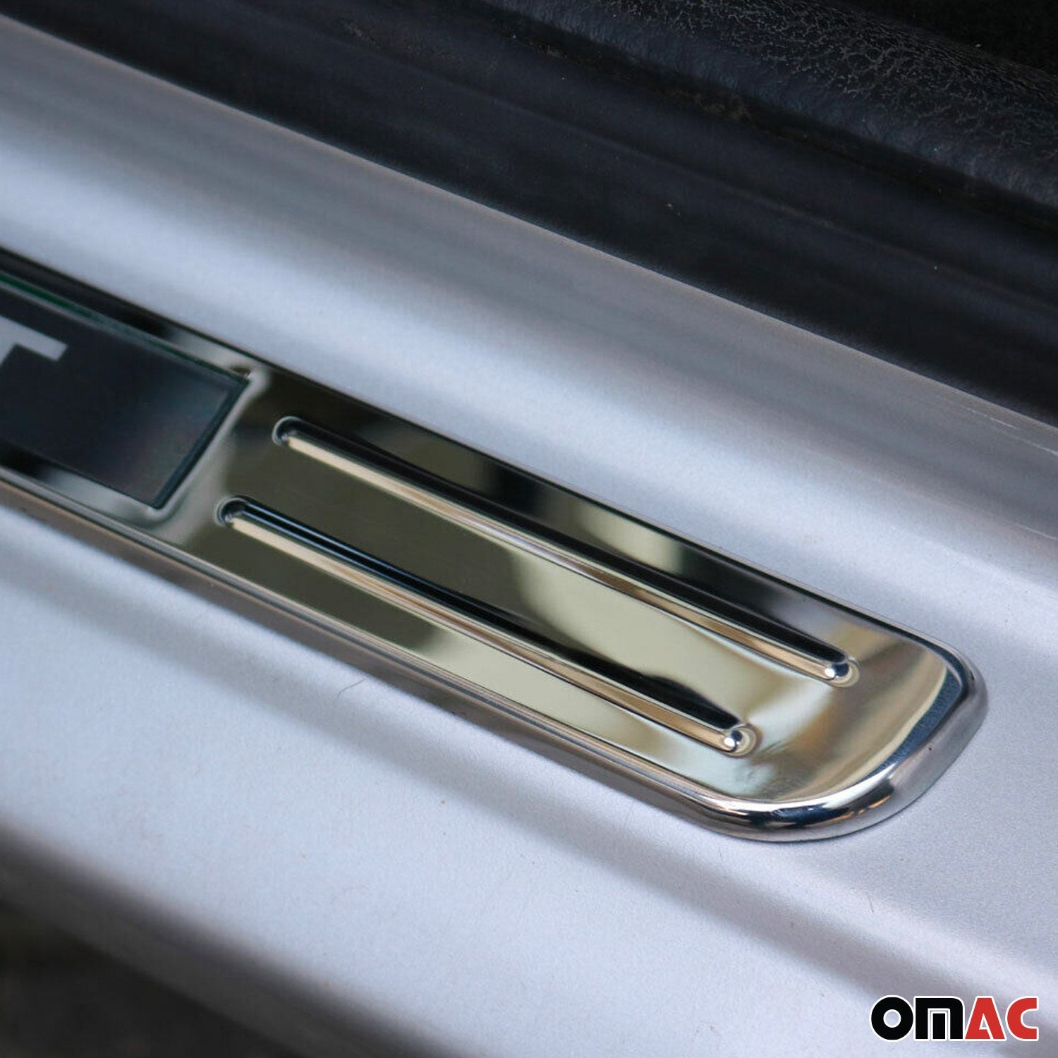 2013-2022 Mercedes A Class W176 W177 V177 Door Sill Scuff Plate Illuminated Sport Stainless Steel Silver 4 Pcs