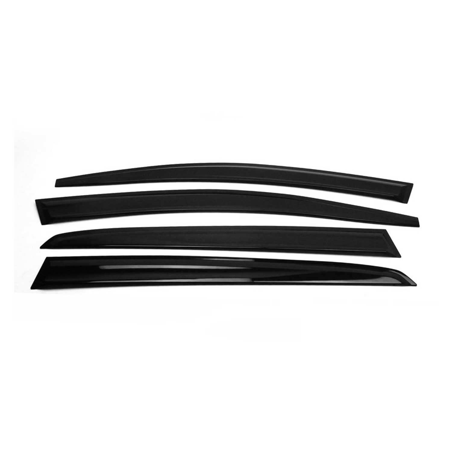2006-2009 Volkswagen Rabbit Window Visor Vent Rain Deflector 4Pcs Smoke