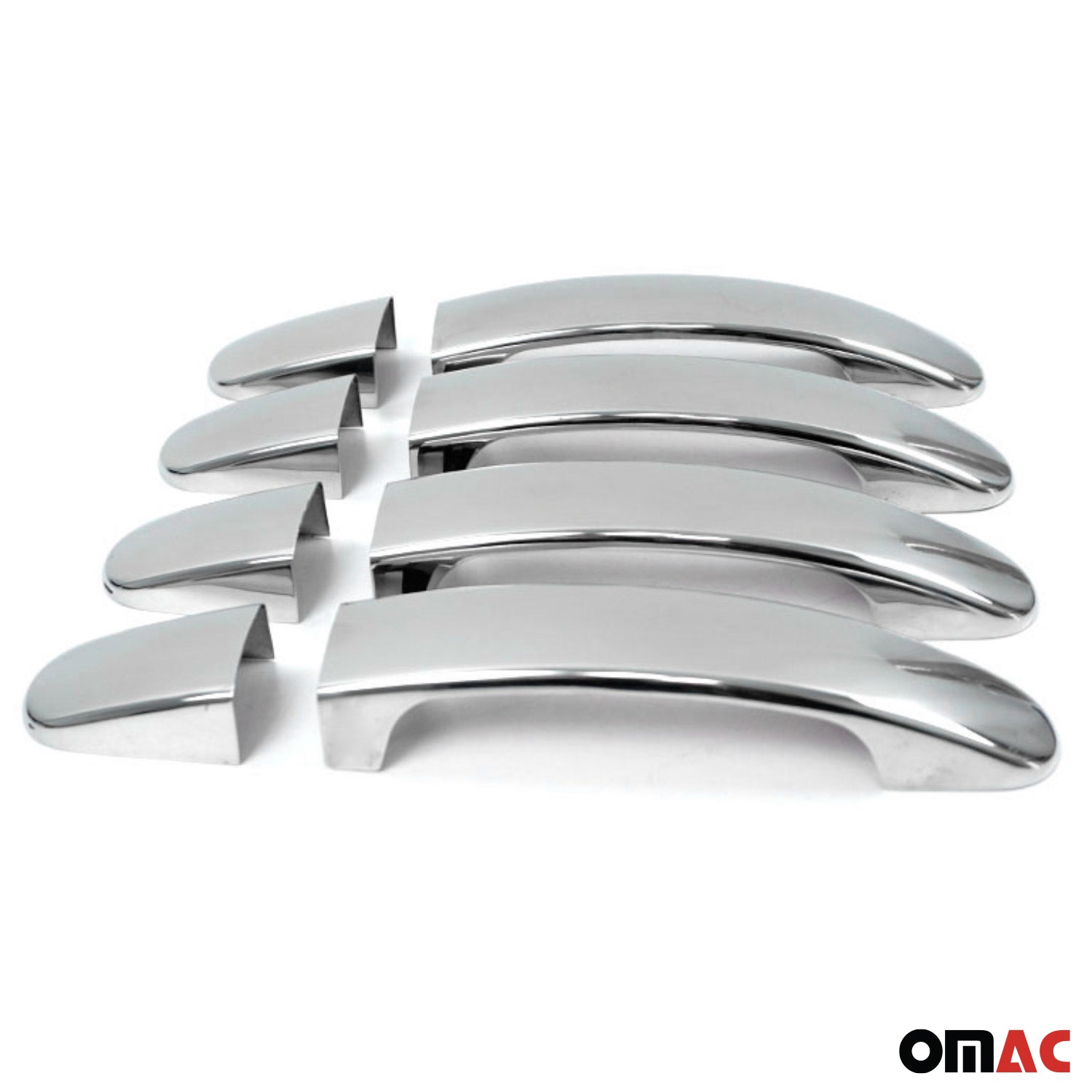 2015-2024 Ford Transit 150 Car Door Handle Cover Protector Stainless Steel 8 Pcs