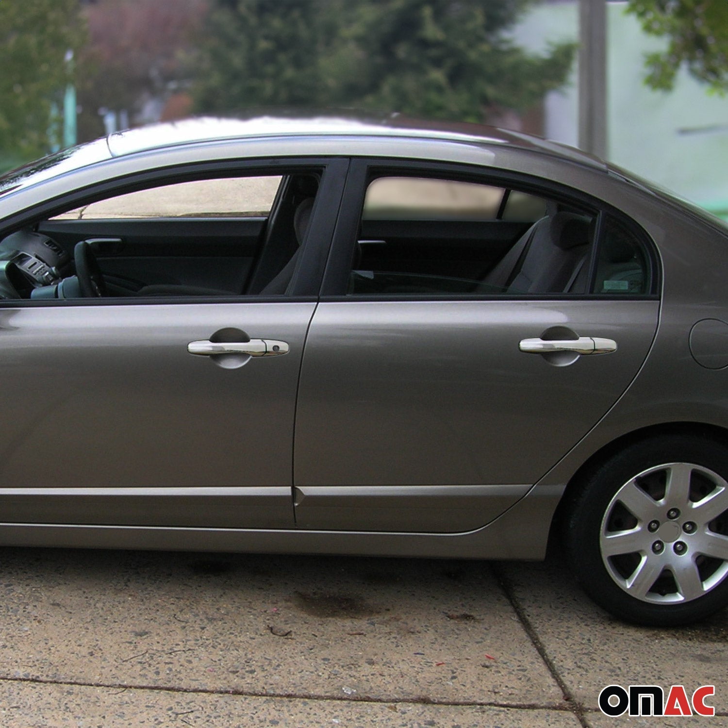 2006-2011 Honda Civic Sedan Car Door Handle Cover Protector Stainless Steel