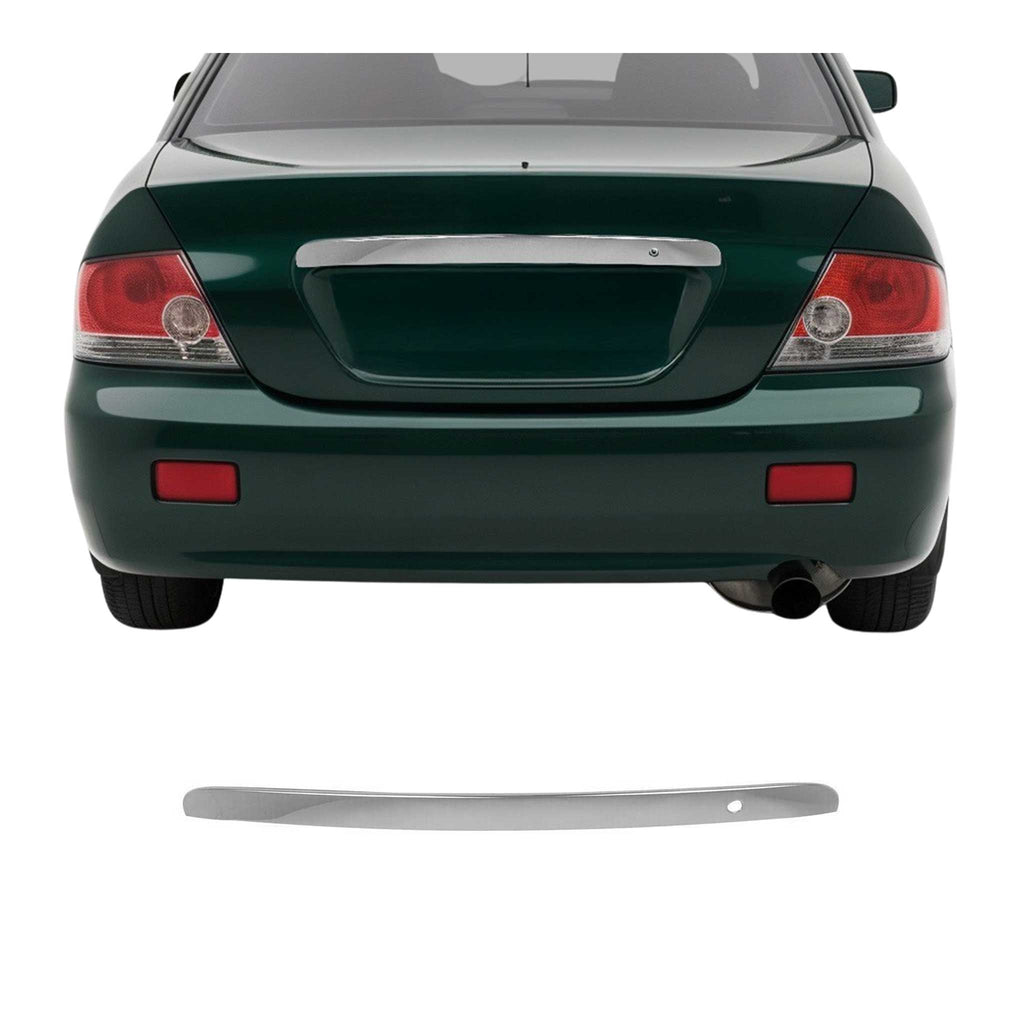 2004-2006 Mitsubishi Lancer VII Rear Trunk Molding Trim Stainless Steel Silver 1Pc